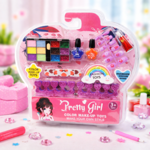 Pretty Girl gyerek smink szett – kozmetikai szépség készlet kislányoknak, játék smink (BBJ) - Image 5