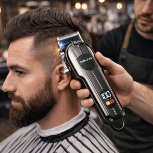 Professzionális vezeték nélküli hajnyíró digitális kijelzővel – DALING DL-1538B akkumulátoros hajvágó gép (BBV) - Image 2