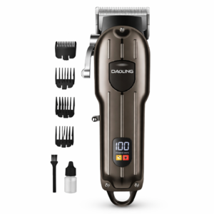 Professzionális vezeték nélküli hajnyíró digitális kijelzővel – DALING DL-1538B akkumulátoros hajvágó gép (BBV) - Image 4