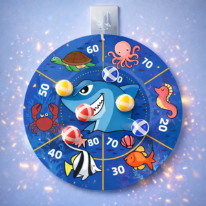 SharkRiot Shark Attack cápás labdakilövő játékpisztoly – labdás kilövő játék gyerekeknek 30×28×16 cm (BBJ) - Image 5