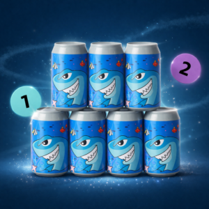 SharkRiot Shark Attack cápás labdakilövő játékpisztoly – labdás kilövő játék gyerekeknek 30×28×16 cm (BBJ) - Image 6