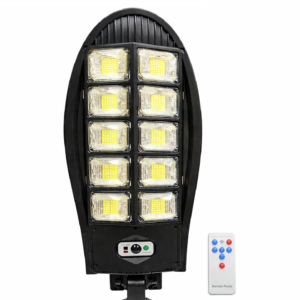 SolarNova W788B-5 napelemes LED utcai lámpa – mozgásérzékelős kültéri kerti és utcai lámpa - Image 5