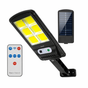 Solarix SL-180 kültéri napelemes COB fali lámpa – hidegfehér LED kerti világítás, split kivitel (FX) - Image 7