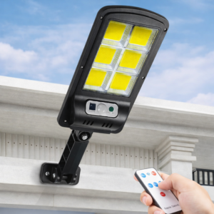 Solarix SL-180 kültéri napelemes COB fali lámpa – hidegfehér LED kerti világítás, split kivitel (FX) - Image 2