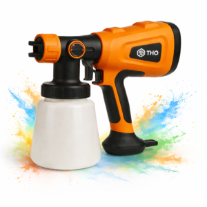 THO M-6014 elektromos festékszóró pisztoly – állítható festékszóró, falfestéshez és bútorfestéshez (FX)