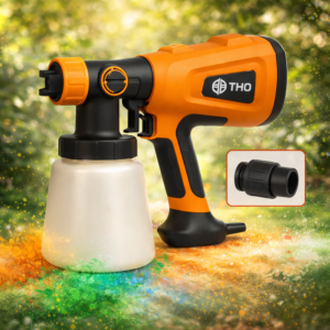 THO M-6014 elektromos festékszóró pisztoly – állítható festékszóró, falfestéshez és bútorfestéshez (FX) - Image 4