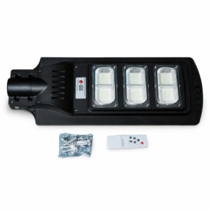 THOLux DNL-003 90W napelemes LED utcai lámpa 12000mAh – távirányítós kültéri udvari biztonsági világítás (FX) - Image 3