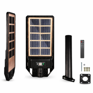 THOLux FT-200W 200W napelemes LED utcai lámpa 6500K hidegfehér IP65 – kültéri udvari és kerti világítás (FX) - Image 4