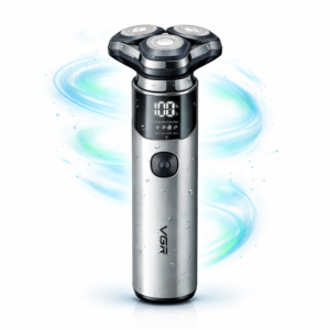 VGR V-321 háromfejes elektromos borotva – forgó körkéses borotva precíz borotválkozáshoz (BBD) - Image 1