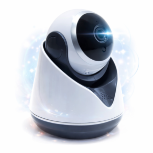 Veltrix okos babafigyelő és biztonsági kamera – WiFi-s HD vezeték nélküli mobilról vezérelhető megfigyelő kamera beltéri használatra (BBV) - Image 5