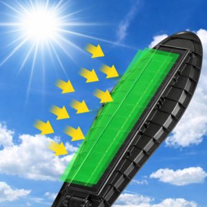 Voltaris W779A napelemes LED utcai lámpa – kültéri mozgásérzékelős, vízálló, távirányítós biztonsági reflektor (FXI) - Image 2