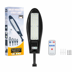 Voltaris W779A napelemes LED utcai lámpa – kültéri mozgásérzékelős, vízálló, távirányítós biztonsági reflektor (FXI) - Image 5