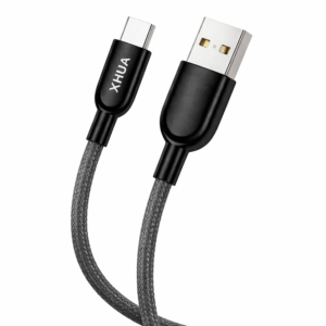XHUA X186 USB-C szilikon töltőkábel – puha, hajlékony USB-C adatkábel gyorstöltéshez (BBD) - Image 1