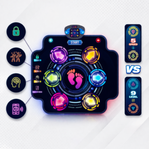 Zingaroo interaktív táncszőnyeg – zenélő ugrálós játék 9 nehézségi szinttel és 5 sebességfokozattal gyerekeknek (BBJ) - Image 6