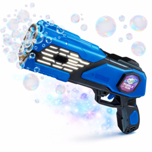 Aquablast automata buborékfújó gép gyerekeknek LED világítással és buborékfolyadékkal, kék (BBJ) - Image 6