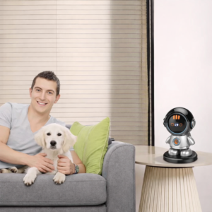 AstroCam asztronauta WiFi IP kamera 360° forgatható Full HD 1080P babafigyelő és kisállat megfigyelő éjjellátóval, kétirányú hanggal (BBD) - Image 5
