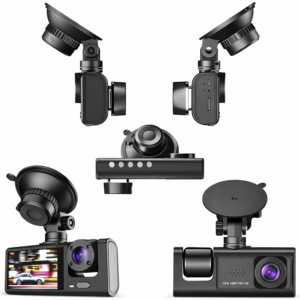 DriveGuard 3 kamerás autós menetrögzítő kamera – hurokrögzítéssel és éjjellátó móddal (BBD) - Image 6