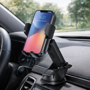 Ezra autós telefontartó tapadókorongos műszerfalra – univerzális, állítható mobil tartó HL146 (BBD) - Image 2