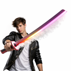 Flint Battle Blade LED katana kard – füst- és szikraeffektes világító játék kard, hanghatással (BBJ) - Image 1