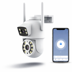 Immax NEO okos kültéri biztonsági kamera – dupla szenzoros WiFi PTZ kamera 355° forgatás, 2×2MP ONVIF támogatással (BBD) - Image 7