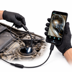 InspectPro 3 az 1-ben endoszkóp kamera – IP67 vízálló USB-C, microUSB és USB csatlakozó, HD kamera 6 LED világítással 10M (BBD) - Image 1