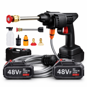 XHUA 48V akkus magasnyomású mosópisztoly – vezeték nélküli autómosó vízpisztoly akkumulátorral (BBD) - Image 7