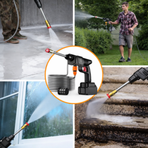 XHUA 48V akkus magasnyomású mosópisztoly – vezeték nélküli autómosó vízpisztoly akkumulátorral (BBD) - Image 3