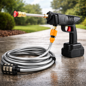 XHUA 48V akkus magasnyomású mosópisztoly – vezeték nélküli autómosó vízpisztoly akkumulátorral (BBD) - Image 6