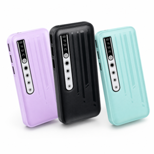 PB-20000 LCD powerbank 20000mAh – hordozható gyorstöltő külső akkumulátor 3 USB porttal (BBD)