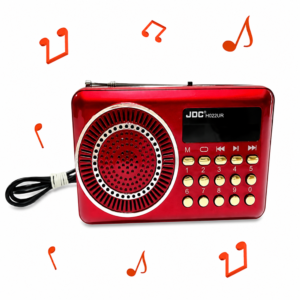 Klasszikus mini hordozható JOC FM rádió és zenelejátszó - USB+SD kártya bemenettel (BBL)